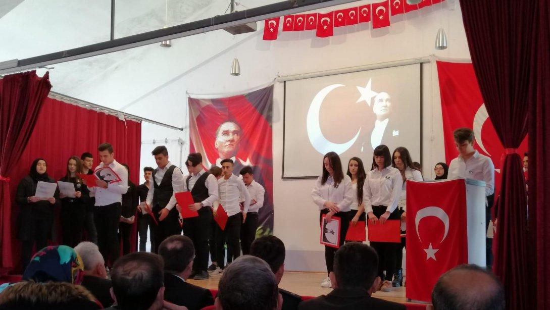 18 Mart Çanakkale Zaferi ve Şehitleri Anma Günü Törenleri Yapıldı